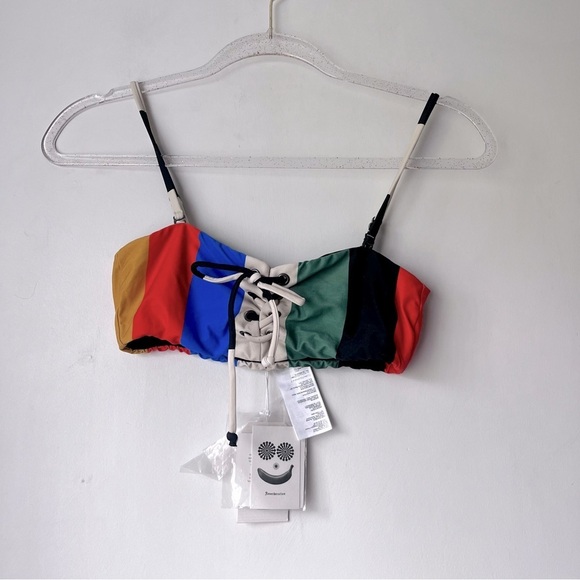 Billabong Vai Vai Bandeau Bikini Top M NWT - Picture 5 of 7